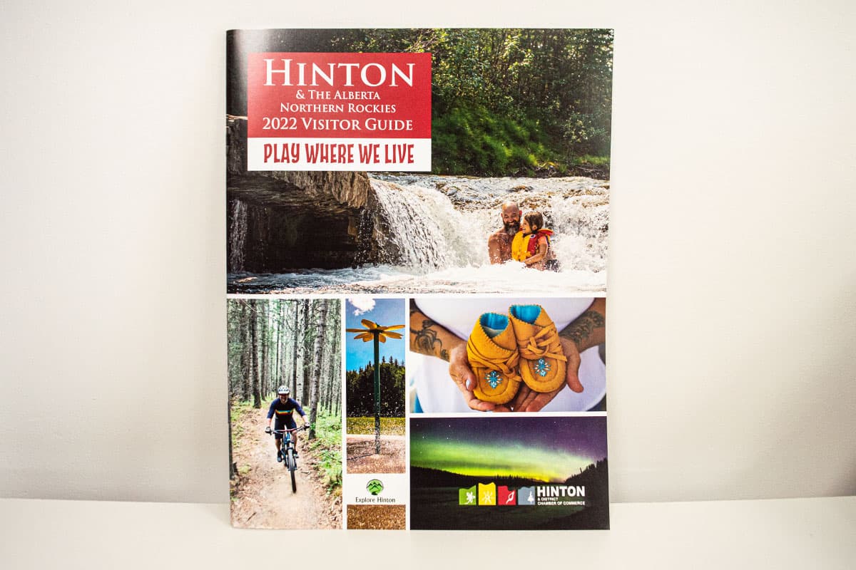 Printed visitor guide and brochures produced by AllRush